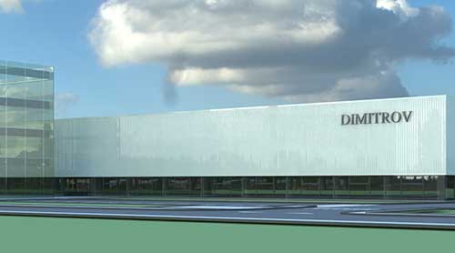 Produktions Verwaltungs Logistikgebäudekomplex MSStadt Pleven